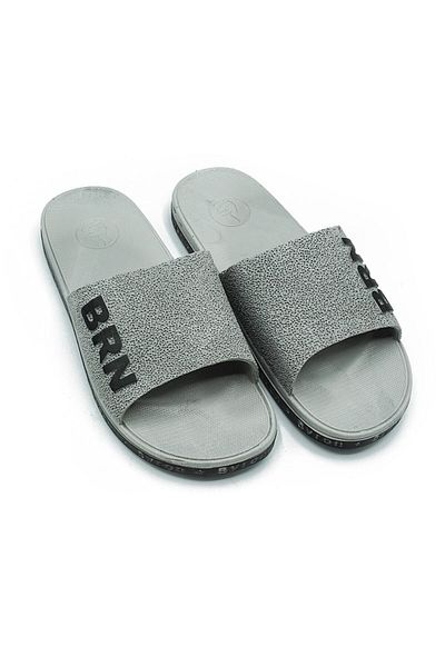 BRN Men's Non-Slip Slippers Balcony-beach-pool Slippers- Daily Slippers Gray