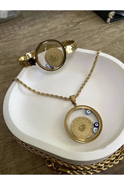 TAMELA Cam Fanus Kolye-kelepçe Set(çerçevesi Açılabilir )