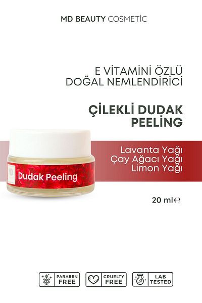 MDBeauty MD Strawberry Lip Peeling - Light and Elegant Design
