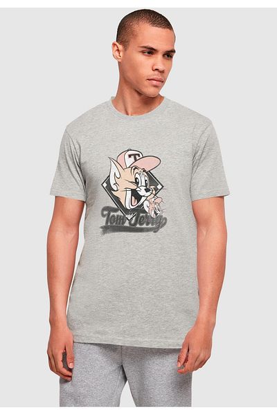 ABSOLUTE CULT Herren Tom und Jerry - Baseball Caps T-Shirt