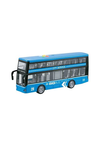 VARDEM OYUNCAK حافلة WY912A-B ذات الطابقين مع الصوت والضوء 1:16 -Vardem