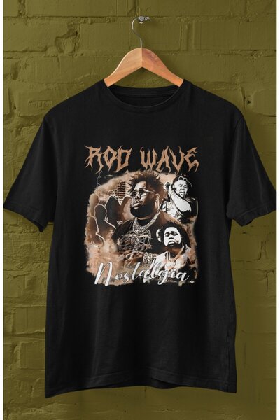 Fuddy Moda Rod Wave Štampano Unisex Oversize kroj Majica - Tematska majica sa...