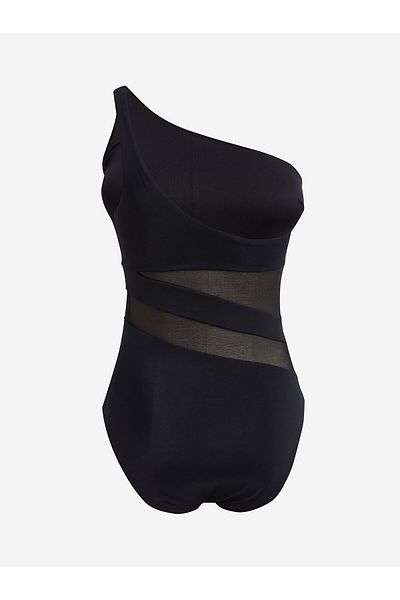 LC Waikiki LCW Damen-Badeanzug mit einer Schulter, einfarbig