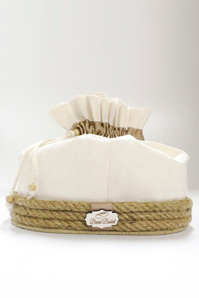 Yavuz Süs Kraft Decorated Bladdered Bread Basket (Bread Holder)