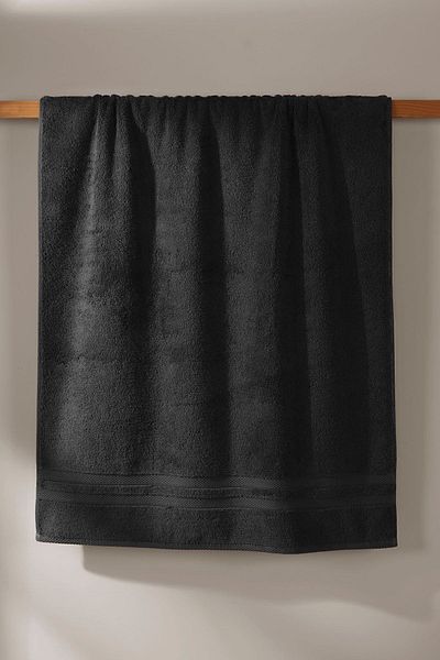 İrya Serenity 100% βαμβακερή πετσέτα μπάνιου Anthracite 70x140