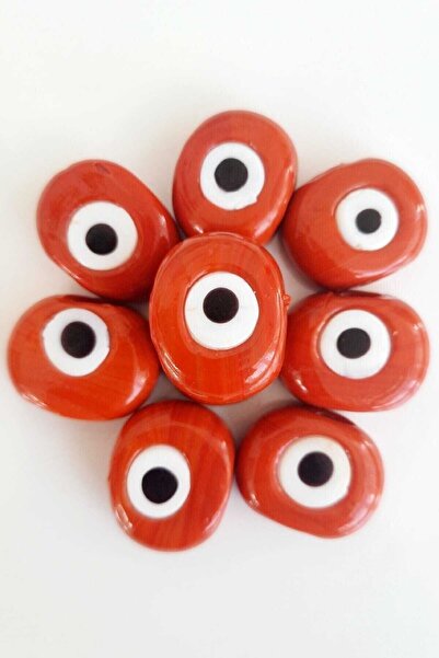 ella'nın çarşısı 2,5 cm Dimensiune mare 10 bucăți Mărgele de sticlă portocali...