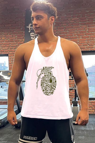 BLUU Fitness Gym Tank Top Tank Top for Sportsman
