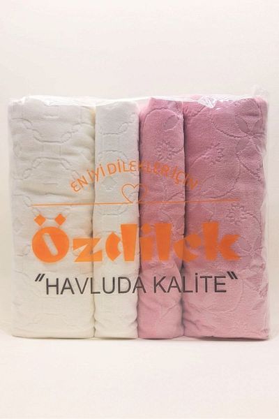 Özdilek Wildy Best Set Bath Set - Ecru Powder