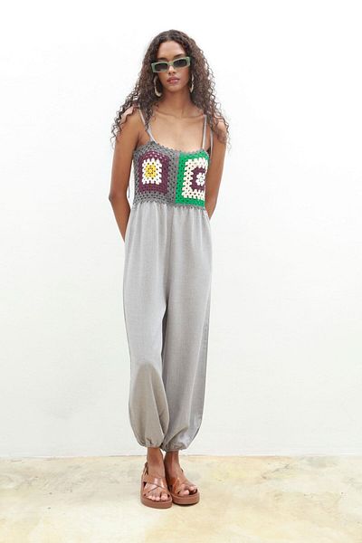 Lijuri Linen Jasmin Jumpsuit 1280-08 - Leather