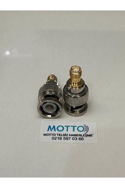 MOTTO BNC Erkek SMA Erkek Çevirici Konnektör