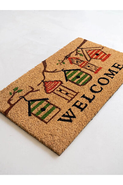 MODAPEK Koko Home Kalpli Kaydırmaz Tok Dokulu Kapı Önü Paspası, Ev Hediyesi