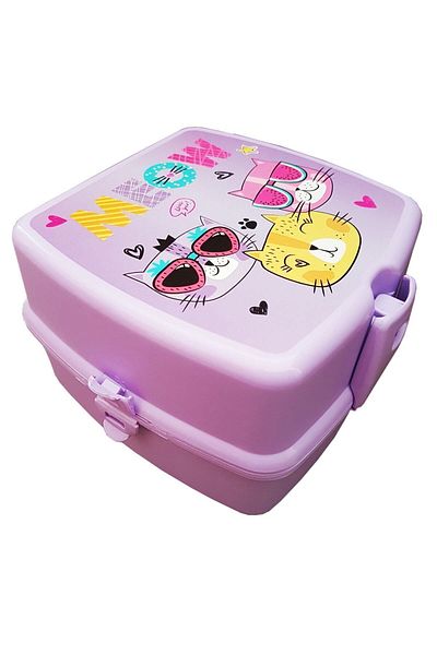 Calke Children's Lunch Box Cat Themed