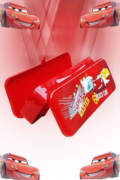Calke Children's Pencil Case 7 Compartments Cars
