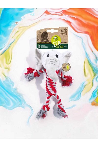 PatiBeurre MPETS Plush Toy - 33CM Elephant, Sound Kumashin Toy for Dogs