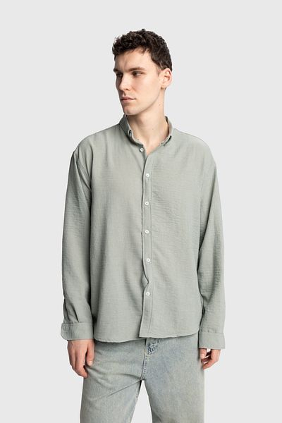GIESTO Πουκάμισο με ντραπέ Oversize