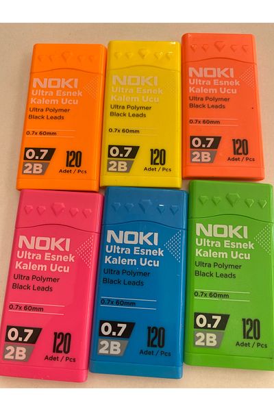 Noki 120pcs 0.7 Pen Tips - 6 Pieces