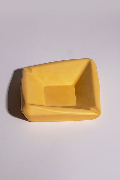 TABART Yellow Mini Decorative Concrete Ashtray