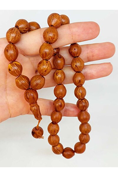 Yasamtohumu طقم مسبحة مكونة من 33 قطعة من شجرة Andız - 10 مم * 10.5 مم (44465)