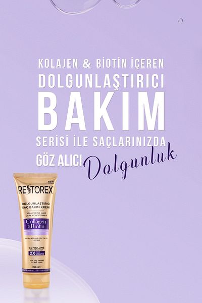 Restorex Plumping Hair Care Cream Collagen & Biotin 250 ml