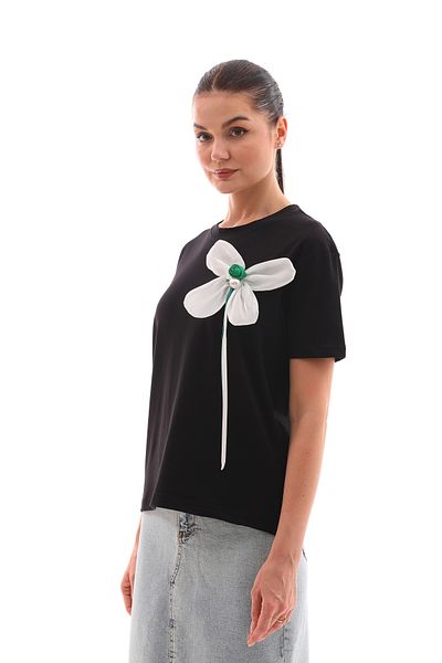 Pulli Collection تي شيرت أسود موديل PLL-6164
