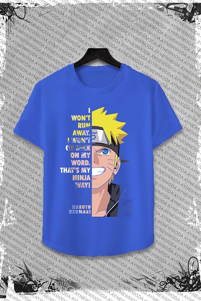 PENTHİLUS Naruto Anime Unisex Shorts and T-Shirt Set - Printed