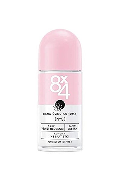 8x4 Bana Özel Koruma No:3 Velvet Blossom Kadın Roll-on 50 Ml