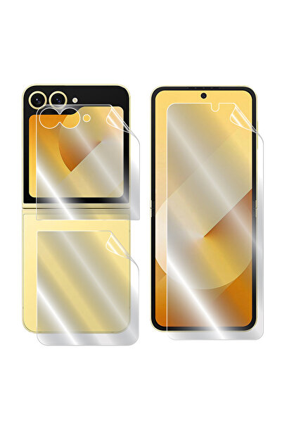 Ipg Samsung Galaxy Z Flip 6 HydroGel (İnce TPU) Ekran Koruyucu (Ön - iç Ekran...