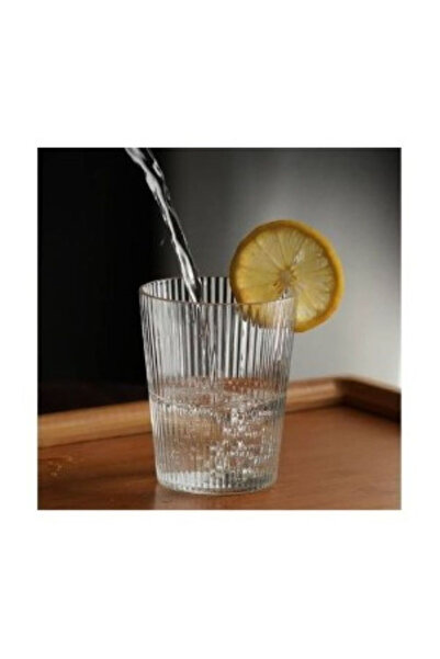 mother kitchen 250ML Striped Originami Style Cup - Coffee and Presentation Cup, 2 Pieces