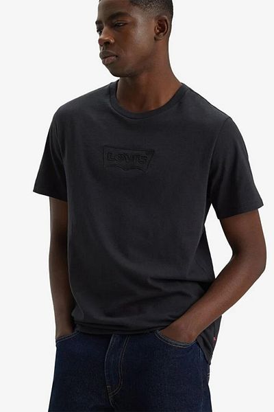 Levi's Γραφικό ανδρικό μαύρο T-shirt A2823-0263