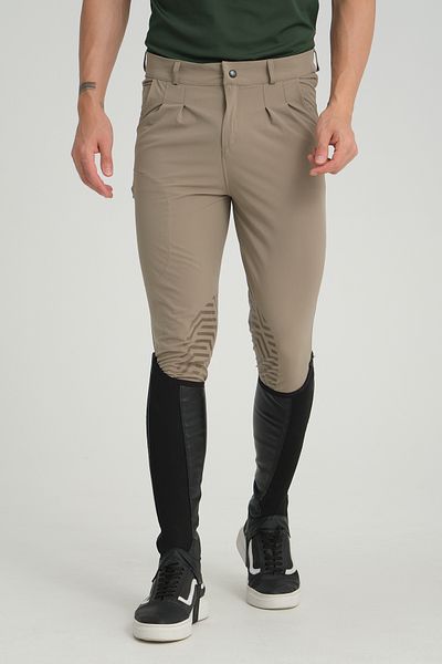 PEUR RIDER SHOP Men's Riding Pants - Silicone and Pocket Detail, Oliv
