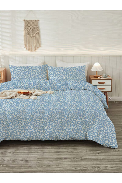 Evmila Bračni Štampano Set navlaka za poplun - 200x220 cm (VELIČINA Čaršav )