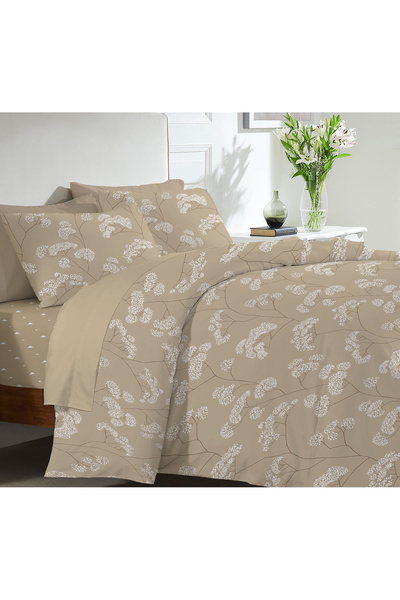 Evmila Комплект постільної білизни з принтом для двох осіб - 200x220 см (БЕЗ ...
