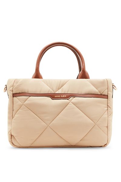 Anne Klein حقيبة حمل كاجوال باللون البيج للنساء