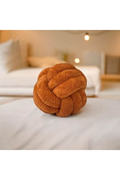 düğüm yastık Cinnamon Puffy Knot Pillow