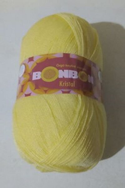 BONBON KRİSTAL LİF İPİ SARI 1 ADET COLAR : 98854