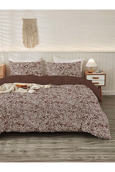 Evmila طقم غطاء لحاف مطبوع مزدوج - 200x220 سم (بدون ملاءة)