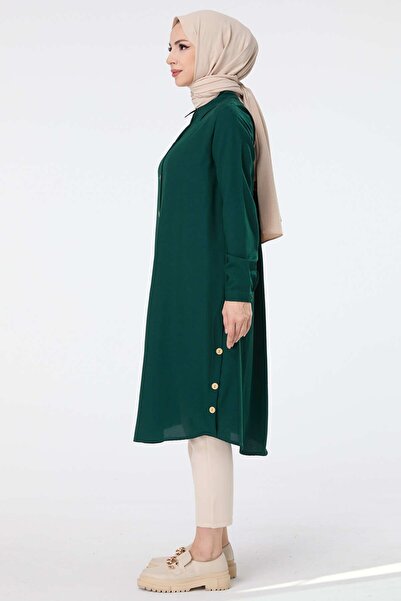 TOFİSA 13016-ZUMRUT Tunic