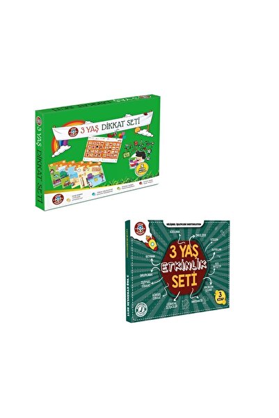 Çocuk Akademi 3 Yaş Dikkat Ve 3 Yaş Etkinlik Seti