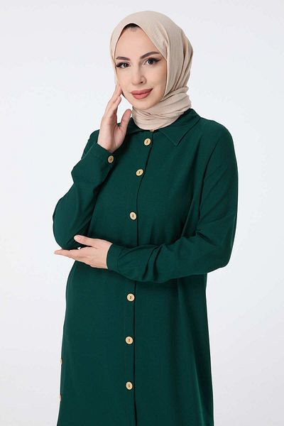 TOFİSA 13016-ZUMRUT Tunika