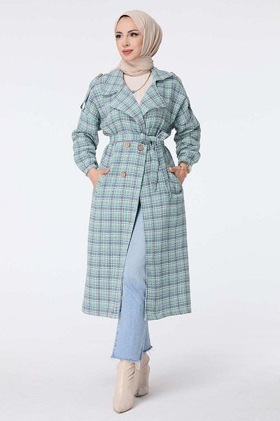 TOFİSA 13025-MINT Trench