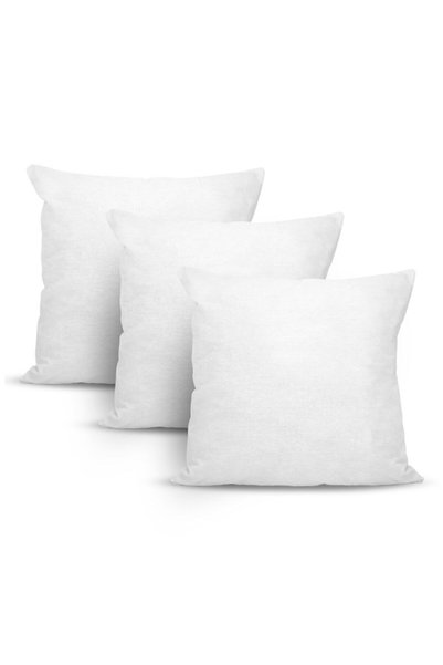 CestelBox Super Quality Throw Pillow Fiber Filling - 43X43 cm - 3 Pieces