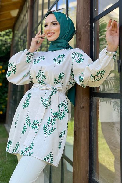 TOFİSA 11552-YESIL Tunic