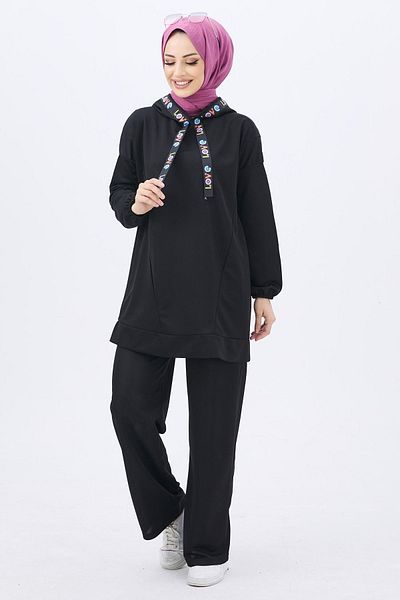 TOFİSA 11056-black Tunic Trousers