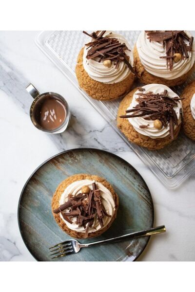 Bonna Porselen Madera Serisi 6’lı Tatlı Tabağı 19 Cm