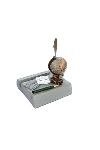 Merland World Figured Handmade Business Card and Paper Holder
