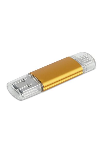 Gülay AVM ذاكرة USB 16 جيجابايت من النوع C Otg Flash Memory 119 أصفر