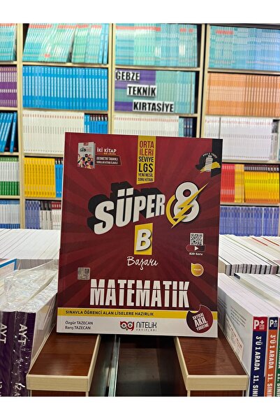 Nitelik Yayınları 8 .Sınıf Matematik Süper B Soru Bankası