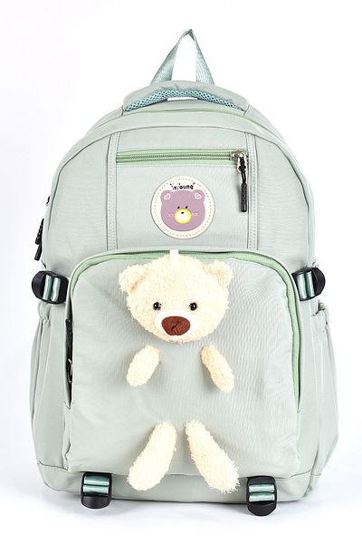 ELATAE Orthopedic Luxury Fabric - Children's Primary School Backpack 51694, Multi-Compartment
