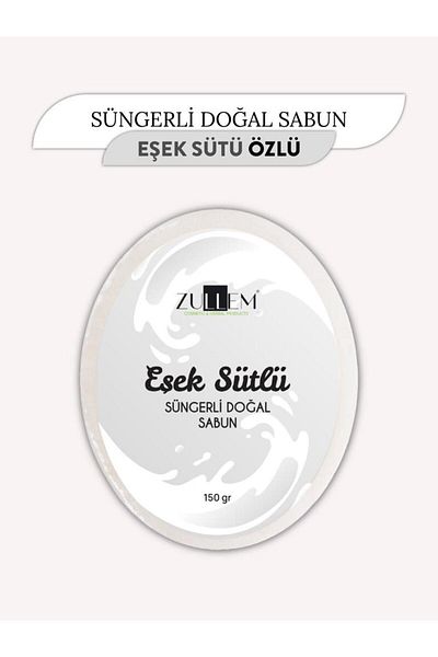 ZULLEM MILKY SPONGE NATURAL SOAP ZULLEM - MILKY NATURAL SOAP