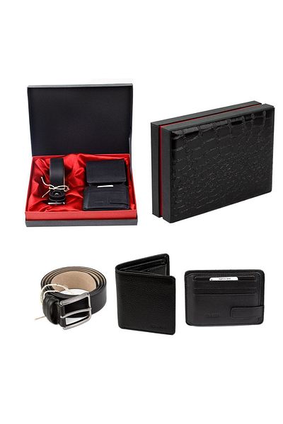 Grande 1783 Genuine Leather Men's Wallet Card Holder - Men's Set
